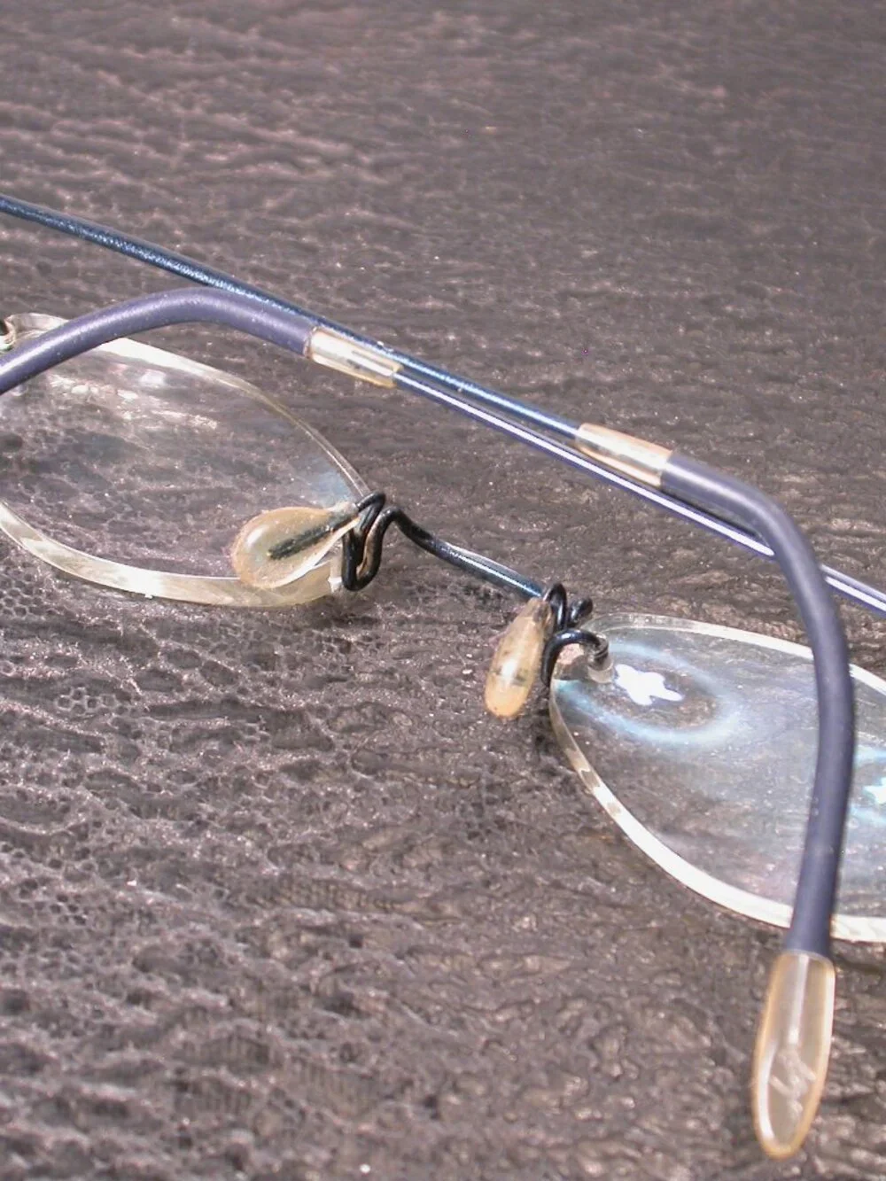 Kazuo Kawasaki Frames Modern Blue Wire Kooki Eyeglasses Made in Japan